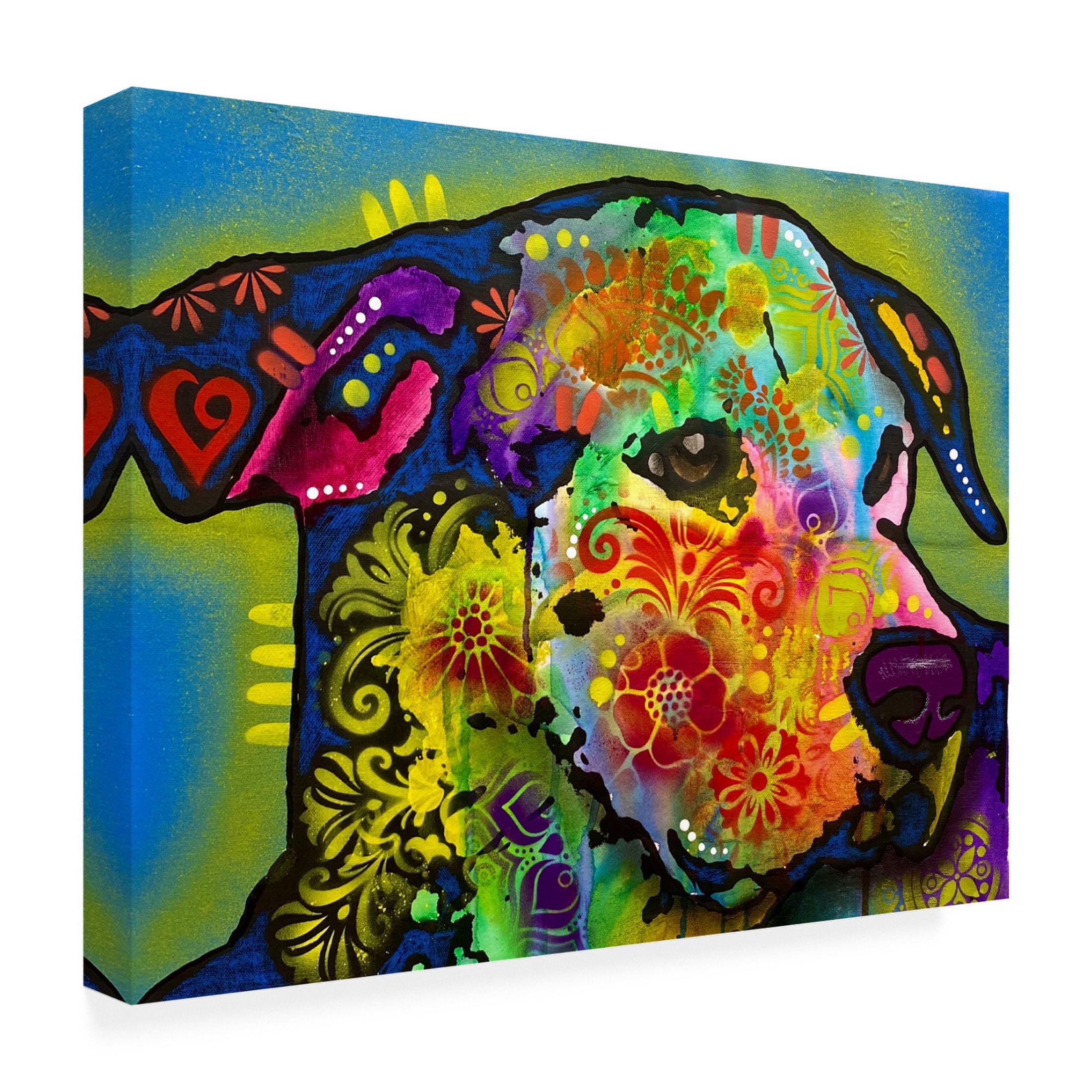Canvas Wall Art - Dean Russo 'Whazzat' Wall Art for Living Room, Bedroom, or Office Décor by Trademark Fine Art - 19 x 14 Inches
