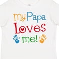 thumbnail image 4 of Inktastic My Papa Loves Me Boys or Girls Toddler T-Shirt, 4 of 5