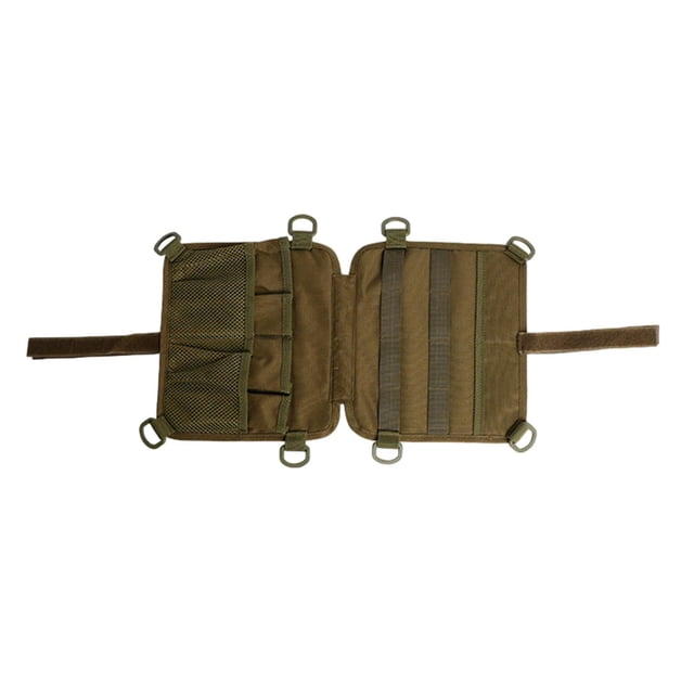 Bolsa para reposabrazos de silla de Camping, organizador de bolsillo lateral, bolsa de almacenamiento portátil multifuncional, bolsa para artículos co Verde
