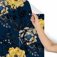 thumbnail image 2 of MuralsPrint Vintage Navy Blue Botanical Floral Removable Wallpaper - 24'' inch x 10'ft, 2 of 5