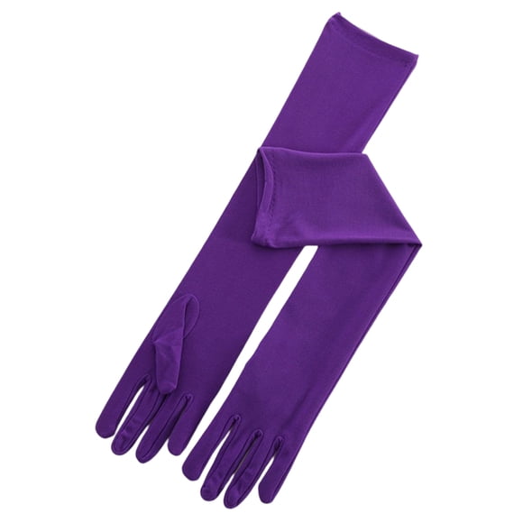 Minnieouse 2 uds 45cm estilo banquete cena guantes de vestir cálido elástico protector solar guante elástico manopla para conducir primavera Type11 NO11