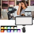 thumbnail image 1 of Ccdes LED Fill Light,Portable Camera Light,Manbily MFL‑02 3000K-6500K RGB Full Color LED Camera Light With Cold Shoes Ball Head Portable Fill Light, 1 of 8