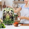 thumbnail image 3 of HELLHERO Mixer Cover Elastic with Stylish 15.94"H x 9.45"L x 7.28"W Univesal, Panda Bamboo Pattern, 3 of 6