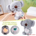 thumbnail image 3 of Lindo koala que respira y brilla, oso que respira y que induce al sueño, muñeca de educación temprana con música, 3 of 7