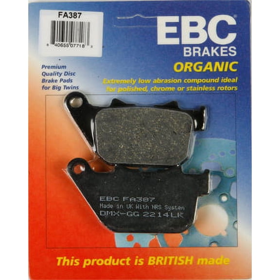 EBC Organic Kevlar Brake Pads    FA387