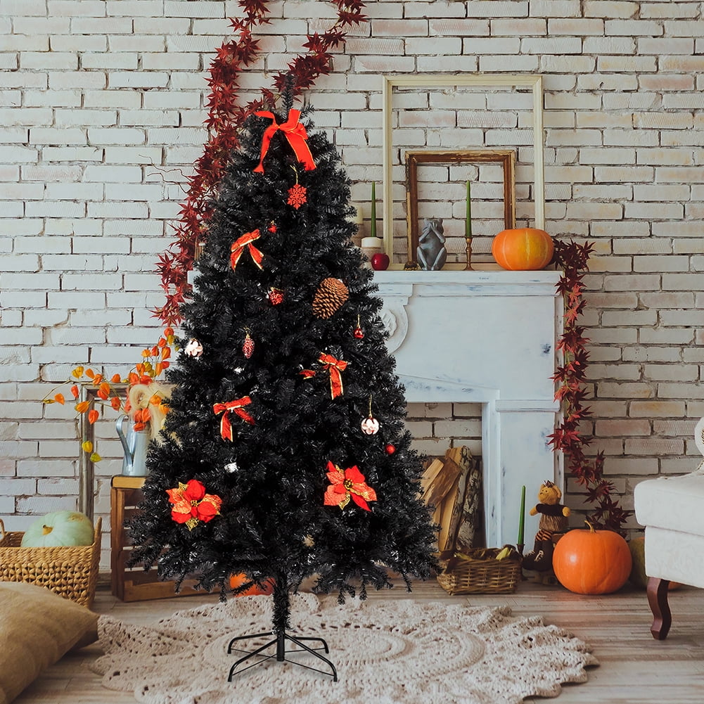 Kepooman 7.5FT 2500 Branch Artificial Christmas Pine Tree Holiday Decoration, Easy Assembly for Outdoor and Indoor Decor, Black Kepooman 7.5FT 2500 Branch Artificial Christmas Pine Tree Holiday Decoration, Easy Assembly for Outdoor and Indoor Decor, Black