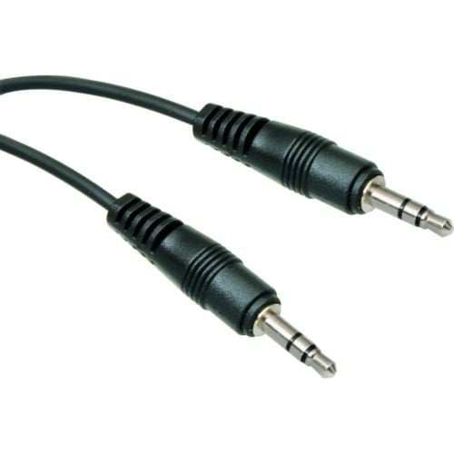 AYA 6Ft (6 Feet) 3.5mm Auxiliary Male to Male Stereo Audio Cable for PC, Notebook, iPod, MP3, Car