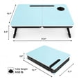 thumbnail image 2 of Mesa plegable para laptop BUYIFY con portavasos y ranura para tablet, 2 of 6