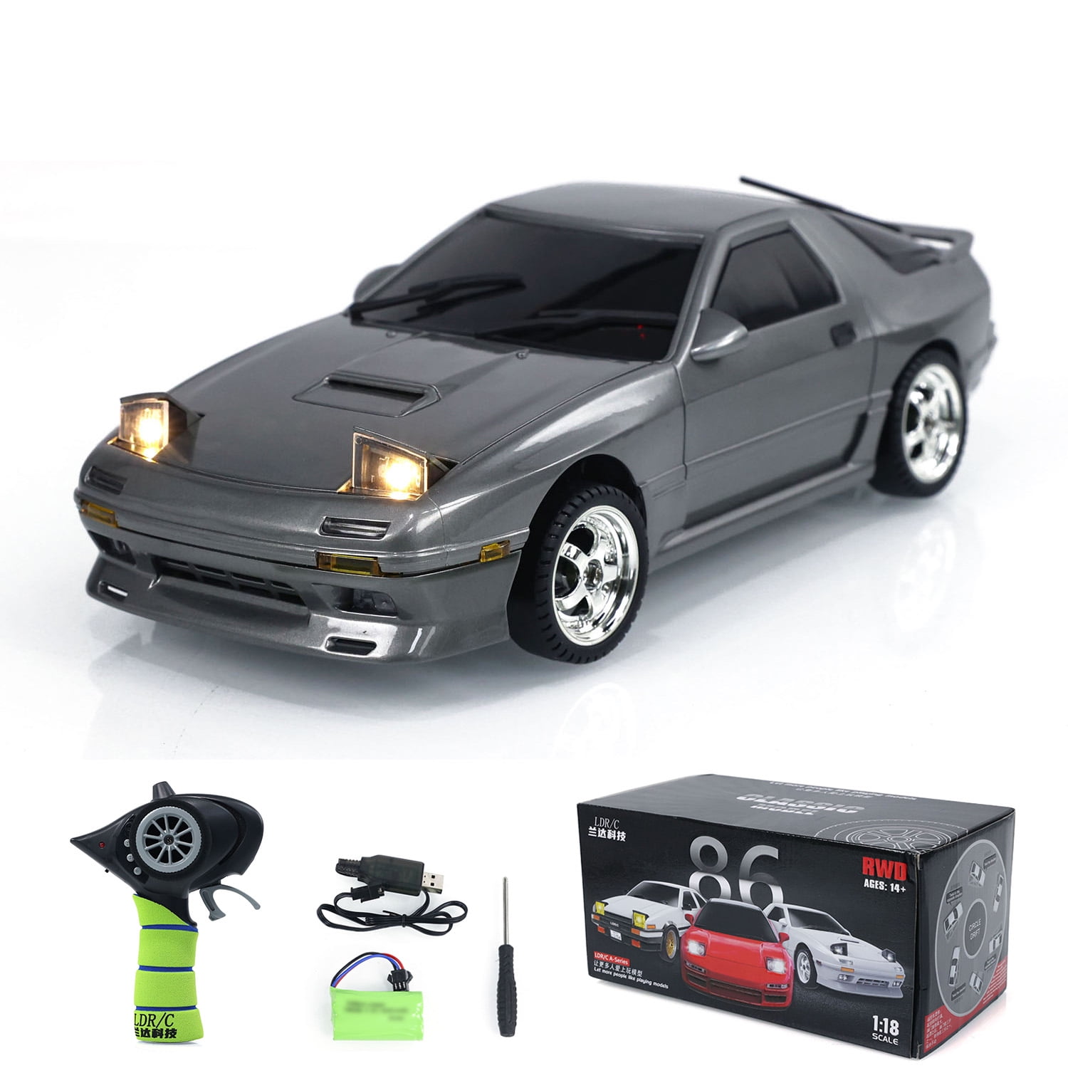 Tamiya Mazda RX-7 TT-02D Drift Spec TAM58648A Cars Elec Kit 1/10