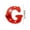 G, variant on HomeDM 26 Letter Ornaments for Christmas Tree Decorations, Xmas Snowflake Red Personalized Letter Hanging Pendant Gifts for Family Friends Hanging Name Tags for Xmas Tree Decor