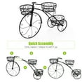thumbnail image 4 of Costway Tricycle Plant Stand Flower Pot Cart Holder Parisian Style Displaying, 4 of 10