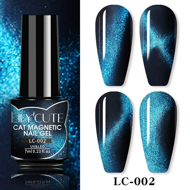 LILYCUTE 7ml Gel De Uñas Reflectante Efecto Esmalte De Brillo Semi Permanente Para Manicura Arte UV Gao Jinjia unisex