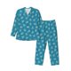 thumbnail image 1 of Balery Sea Turtle Pijama para Hombre de Dos Piezas con Manga Larga, Conjunto de Dormir y Descanso Suave con Bolsillos-Large, 1 of 7
