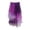 Purple, variant on Color Block Irregular Tutu Tulle Skirt for Women - Elegant Layered Puffy Elastic High Waist Long Party Skirts