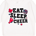thumbnail image 3 of Inktastic Cheerleading Eat Sleep Cheer Toddler Sweatshirt, 3 of 4