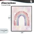 thumbnail image 4 of Stupell Industries Eclectic Pastel Disco Rainbow Sparkles Black Framed Giclee Art, 24 x 30, by Lil' Rue, 4 of 8