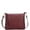 Burgundy, variant on Zoe Womens Multi Pocket Crossbody Bag by Ampere Creations - Burgundy