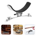 thumbnail image 1 of LOLIPPYY Durable Silver Stainless Drum Leg Rest Support for Enhanced Comfort and Stability 2pcs, 1 of 6