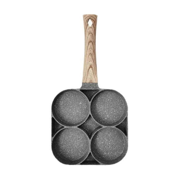 Sartén para huevos de dibujos animados, utensilios de cocina portátiles antiadherentes, hamburguesa, carne, sartén multifuncional para huevos p A