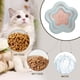 thumbnail image 4 of Cuenco de cerámica para comida de mascotas, platos de comida para gatos, cuenco de agua para gatos, bonitos cuencos para gatitos con forma de flor, 4 of 5