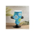 thumbnail image 3 of 2.5" Embroidered Daisy Ribbon: Turquoise (10 Yards), 3 of 3