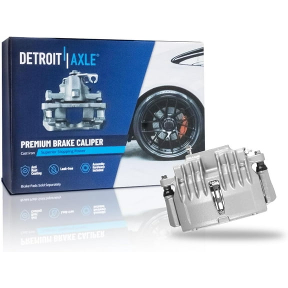 Detroit Axle - Front Right Brake Caliper w/Bracket Replacement for 1998 1999 2000 2001 2002 Chevrolet Camaro Pontiac Firebird