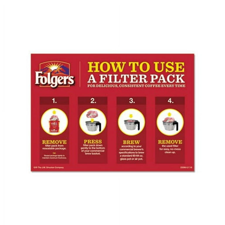 Coffee Filter Packs, Regular, 1.05 oz Filter Pack, 40/Carton Coffee Filter Packs, Regular, 1.05 oz Filter Pack, 40/Carton