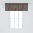 thumbnail image 2 of Ambesonne Abstract Window Valance, Hexagonal Dotted Shapes, 54" X 18", Taupe Grey Pastel Brown, 2 of 3