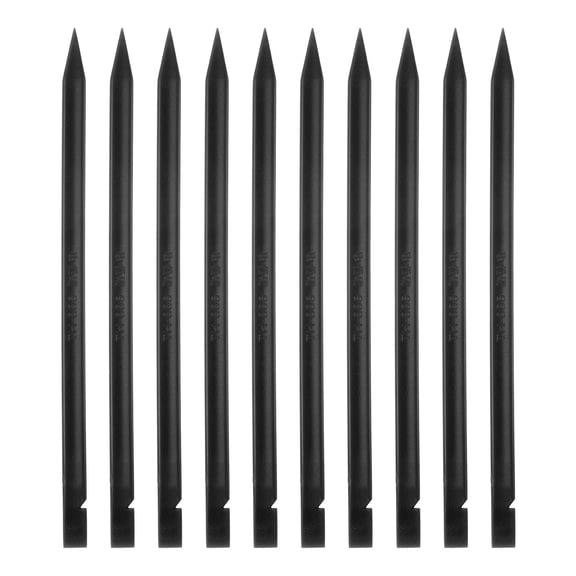 Uxcell 6 x 150 mm Spudger Pry Tool, 10Pcs Antistatic Plastic Dual Ends Opening Pry Repair Tools Kit for Smart Mobile Phone Tablet Laptop, Black