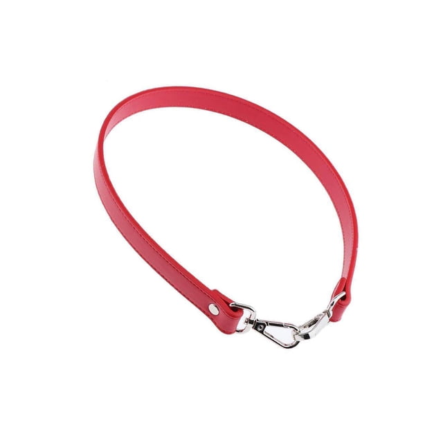 64cm Leather Strap Bag Handle DIY Handbag Replacement Shoulder Replacement shoulder Strap Red