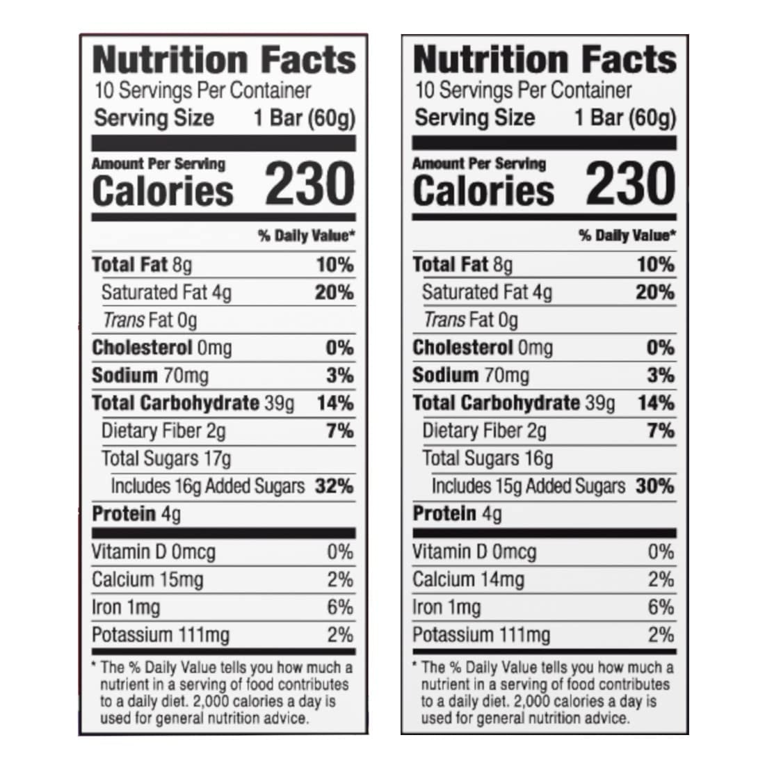 Bobos PBandJs Oat Sandwich Bar Variety Pack 2.1 Ounce (Pack of 20)