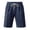 Blue, variant on Bxsruta Men's Casual Drawstring Shorts with Pockets, Soft Breathable Polyester Fabric for Summer Outdoor and Everyday Wear, Easy Care