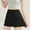 Black, variant on 1 Pcs Women Satin Shorts Ruffle Panty French Knickers Slip Shorts for Under Dresses Pettipants Half Slip Shorts Split Skirt