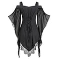 thumbnail image 4 of Women Blouses Summer Tunic Womens Dressy Short Sleeve Shirts Long Sleeve Womens Athletic Top Tops Dressy Casual Long Neck Top V Neck Short Elbow Length T Shirts Women Western Fancy Grey S, 4 of 7