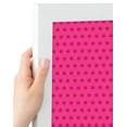 thumbnail image 4 of PinPix 24x24 Custom Cork Bulletin Board Pink Polka Dot Poster Board Has a Fabric Style Canvas Finish, Framed in Pink Polka Dot, by ArtToFrames (PinPix-450), 4 of 6