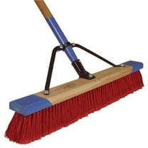 Harper Brush Works 30-Inch Medium Brissle Deluxe Outdoor Push Broom with Handle Brace 553130A