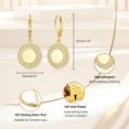 thumbnail image 4 of Pendientes Colgantes BOUTIQUELOVIN Chapados en Oro 14K con Circonita para Mujer, 4 of 6