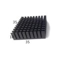 thumbnail image 1 of Aluminum Heatsink Radiator Heat sink for Electronic IC Chip RAM MOS Dynatron Raspberry Pi Cooling With Thermal Conductive Tape 35x35x10mm, 1 of 6
