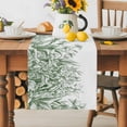 thumbnail image 5 of Table Runner Flowers Table Decoration for Kitchen Dinning Floral Plant Green Table Decoration for Indoor Outdoor Party Wedding Decor 13x90 Inch, 5 of 7