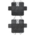 thumbnail image 5 of Tela Oxford acolchada negra para parte trasera de coche, impermeable, antideslizante, duradera, alfombrilla para mascotas, cojín para perro, negro, 137x147cm, 5 of 5