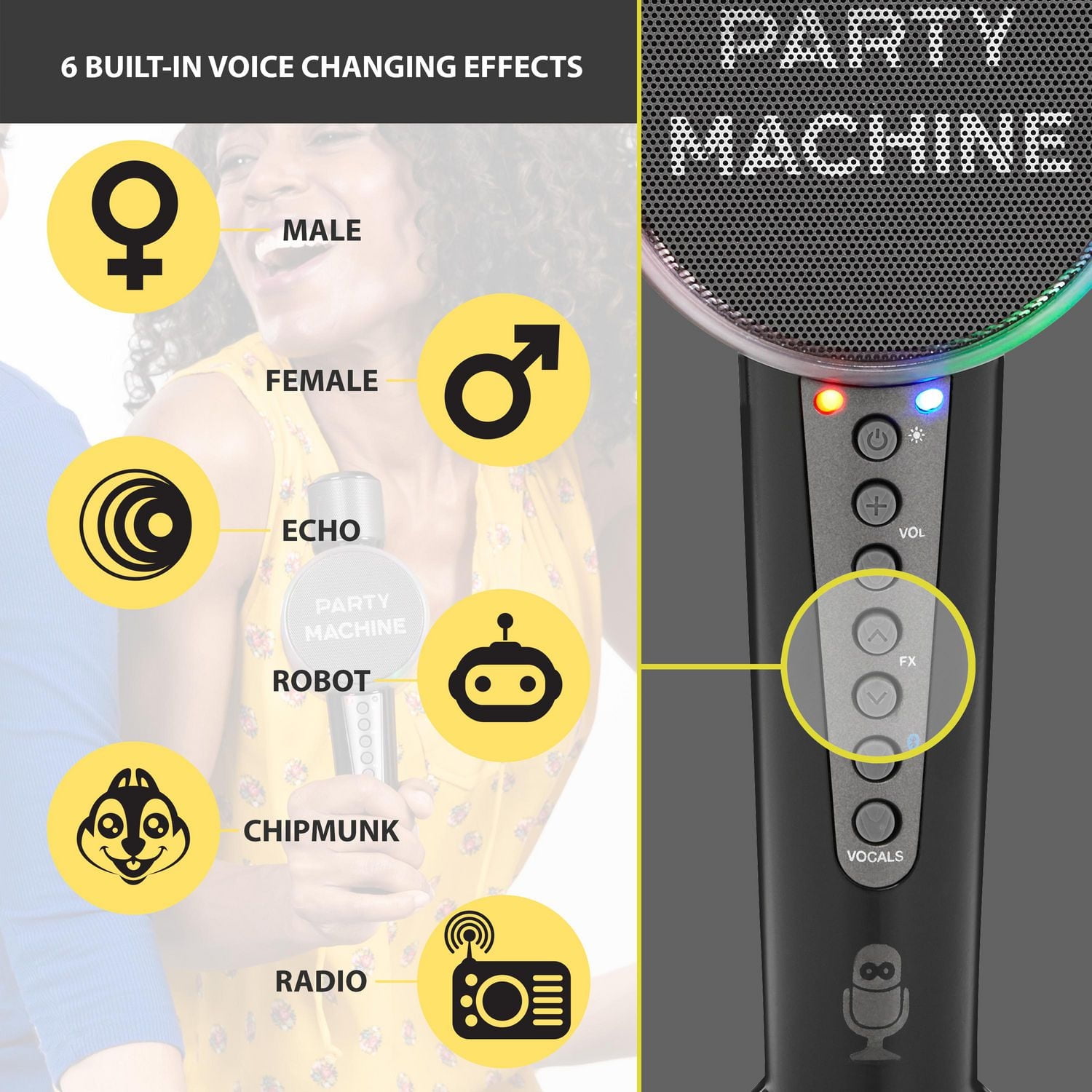 Haut-parleur Bluetooth portable avec microphone