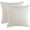 Cream White, variant on Nmkwnr Set of 2 Velvet Throw Pillow Covers Decorative Square Pillowcases Cushion Cases for Couch Sofa Bedroom Living Room, 16x16 Inch
