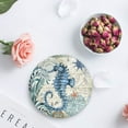 thumbnail image 4 of FMSHPON Nautical Theme Seahorse Set of 4 Round Coaster for Drinks, Absorbent Ceramic Stone Coasters Cup Mat with Cork Base for Home Kitchen Room Coffee Table Bar Decor, 4 of 6