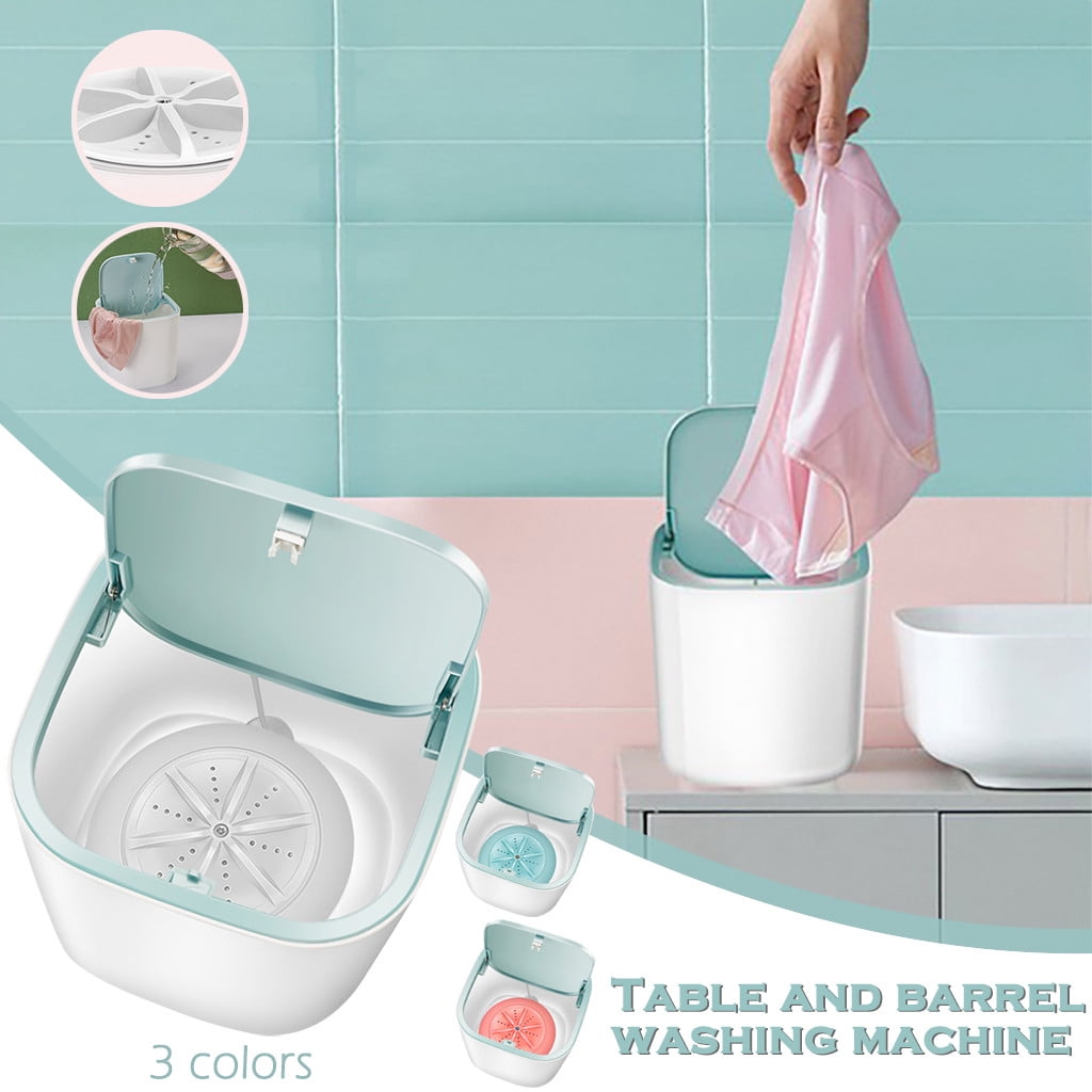 Mini Turbo Washer Portable USB Underwear Small-scale Cleaning Machine Holiday Saving Gifts