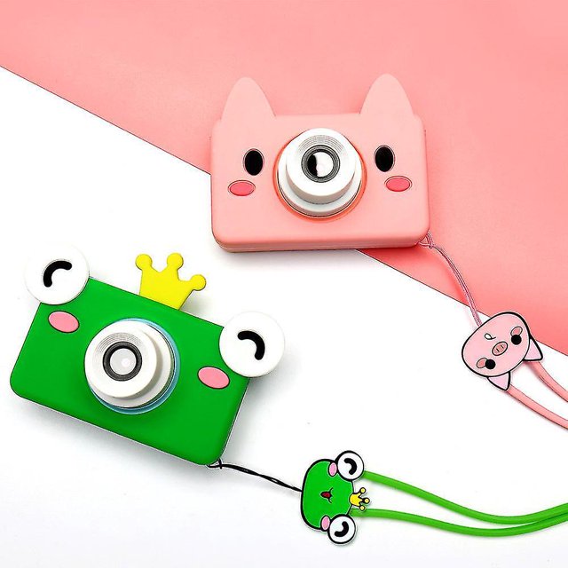 2400w Pixel Children's Camera Strap Silicone Cartoon Phone Case Birthday Gift Suitable For Girls And Boys