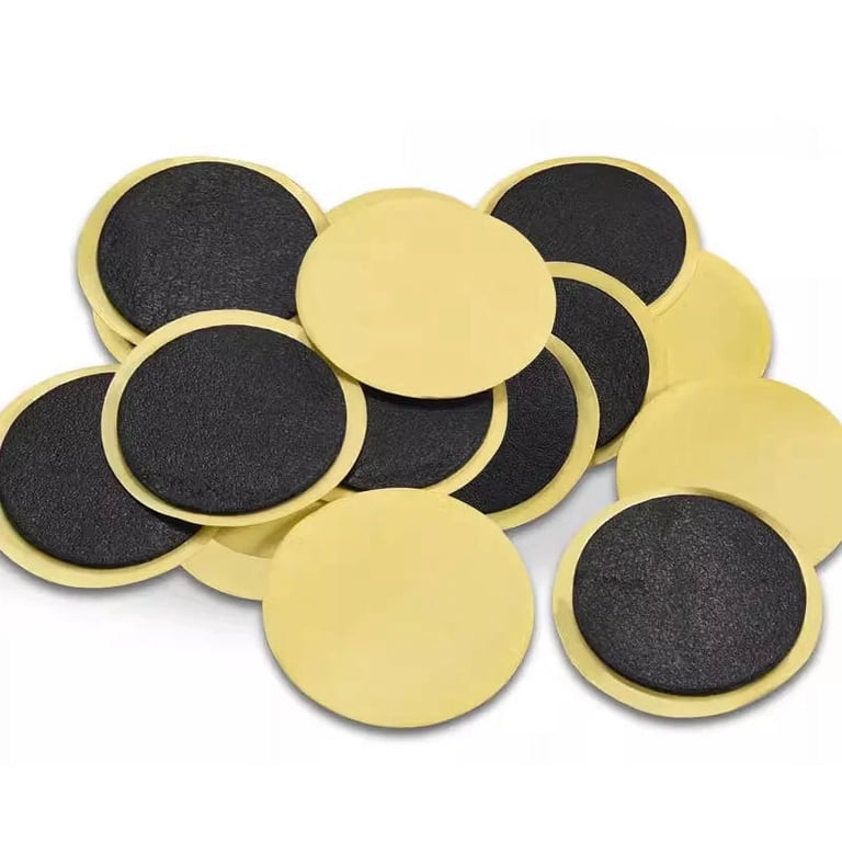 Holibanna 2-Pack Mountain Bike Tire Patch Kit – Durable Round Rubber Patches For Inner Tube Repair (Portable)