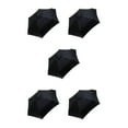 thumbnail image 1 of Guardoinrt Protection Solaire Maximale Parasols Rotatifs avec Canopée Réglable Pliante Noir 5Set, 1 of 6