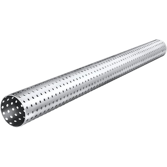 FORTLUFT Universal Mandrel Exhaust Bend Pipe & Elbow Stainless Stee (Exhaust Perforated Pipe, 1.75''/45mm)