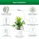thumbnail image 3 of Lámpara LED para plantas Grow Lights SANSI para macetas, 10 W, paquete de 1 paquete, color blanco, 3 of 6