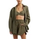thumbnail image 1 of Jersey de manga larga con cuello vuelto liso para mujer, camisetas, pantalones, pantalones y camisola Wmkox8yi bvn4103, 1 of 9